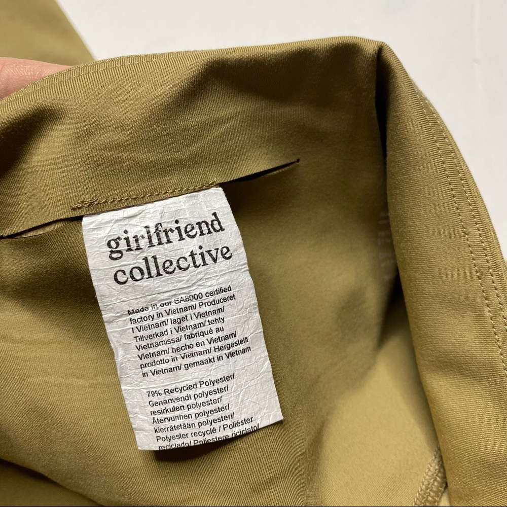 Girlfriend Collective High Rise Legging in Sand - Picture 3 of 6